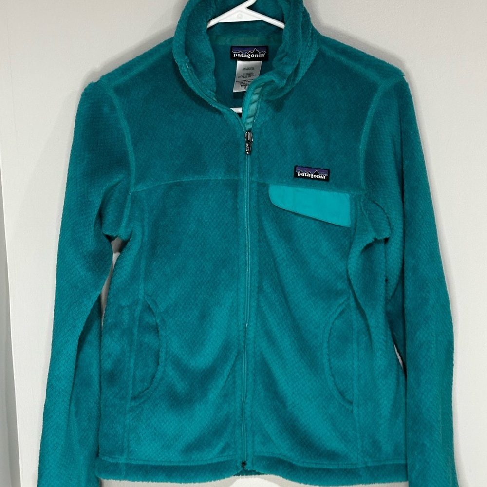 Patagonia Polartec Thermal Pro Teal Fleece Jacket. Size S.